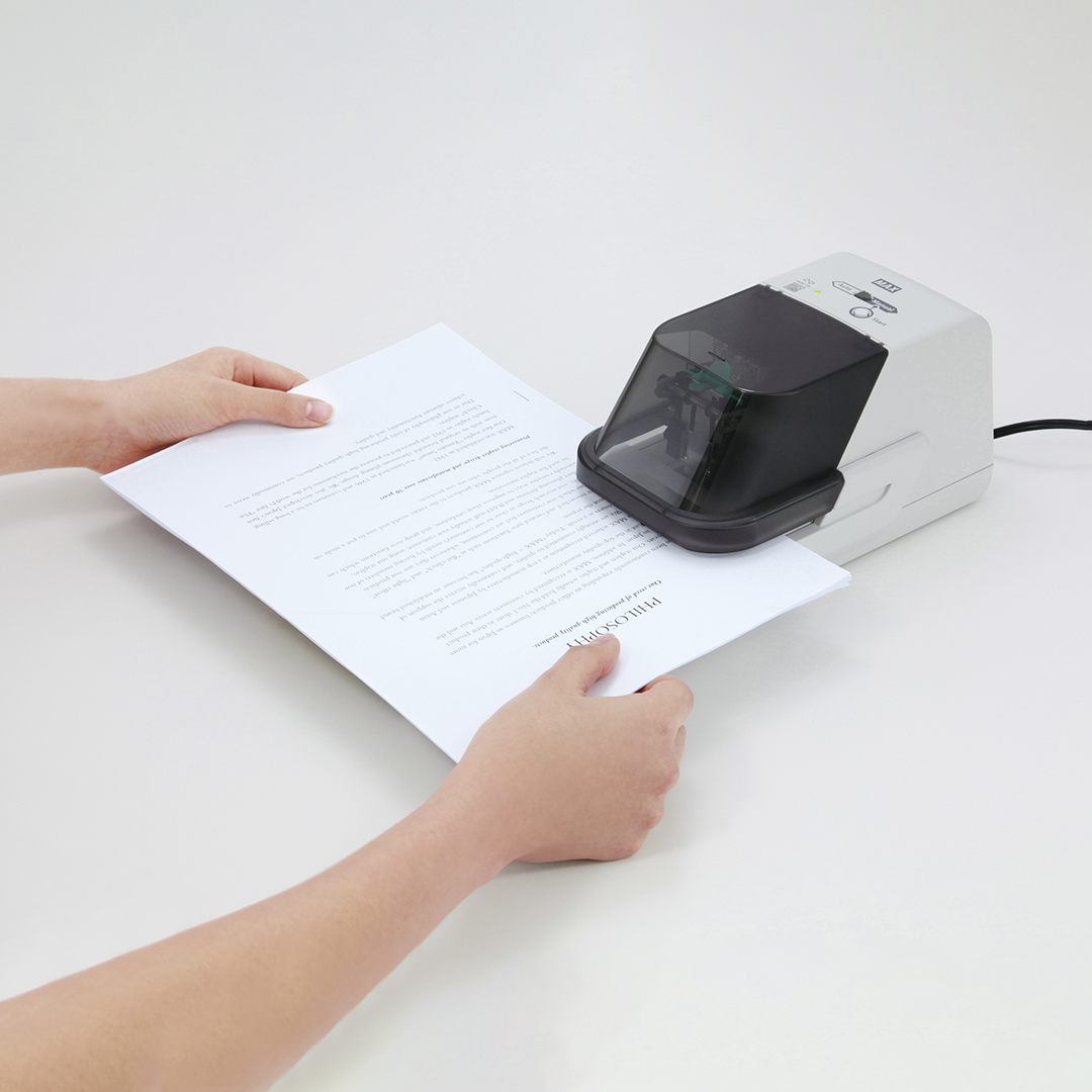 MAX EH-70FII agrafador eletrónico com detecção de bloqueio | Lestada empresa de revenda de equipamento industrial.